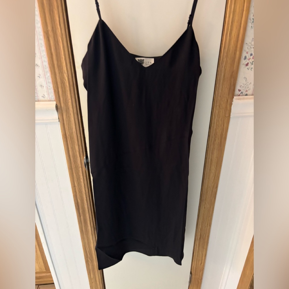 LITA BY CIARA BLACK SLIP DRESS